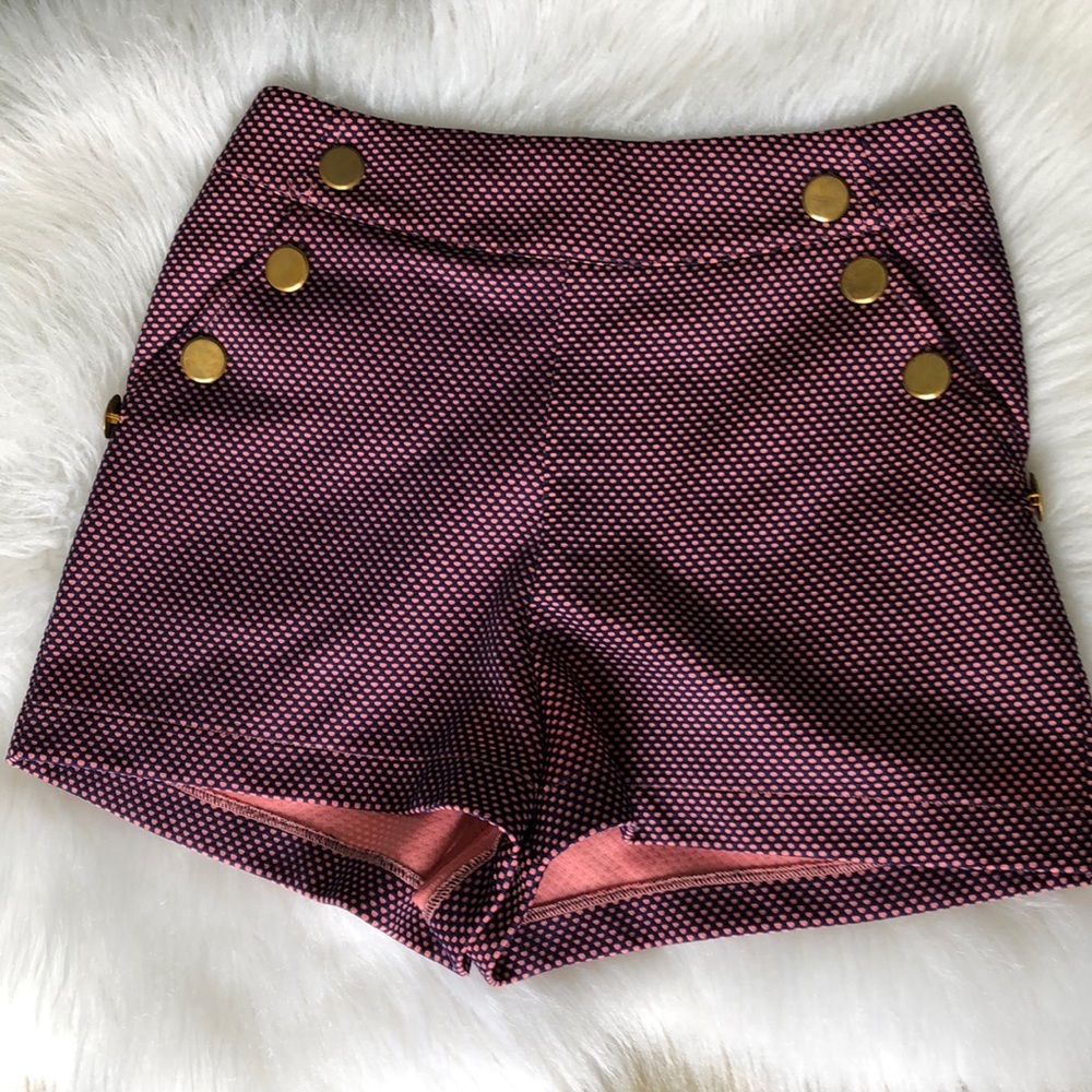 Blue and Pink Patterned ark & co. shorts.